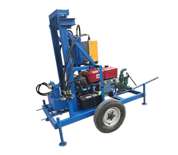 유압 크라샤 130m 22마력 디젤 시추기 쇄석기 압쇄기 옹벽 분쇄기 콘크리트 플라이어 파쇄 집게 드릴링 머신 관개 농업 작업