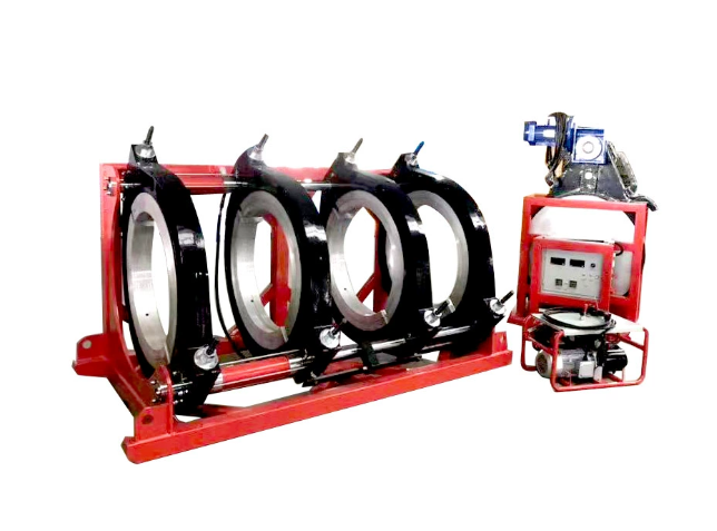 fusion machine 9600 W welding range 630 mm steel plate piping ultrasonic PE industrial perforated plastic docking machine hydraulic butt weld machine hot melt semi-automatic