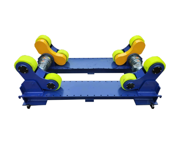 Turning Roller 100 ton 2*3KW Adjusting Factory Automation Roller Industrial Large-sized Industrial Welding Frame Displacement Machine Automatic Adjustable Frame Turntable