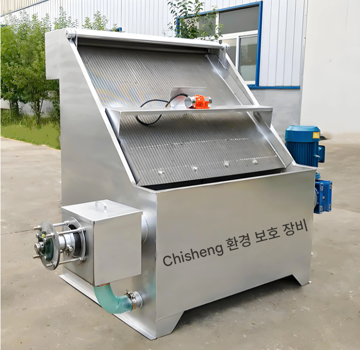 Livestock manure treatment machine 35㎥/h 11KW Cow pig excrement Compost farm fertilizer Dry-humidifier Water washing Dried chicken duck liquid urine shed1 이미지