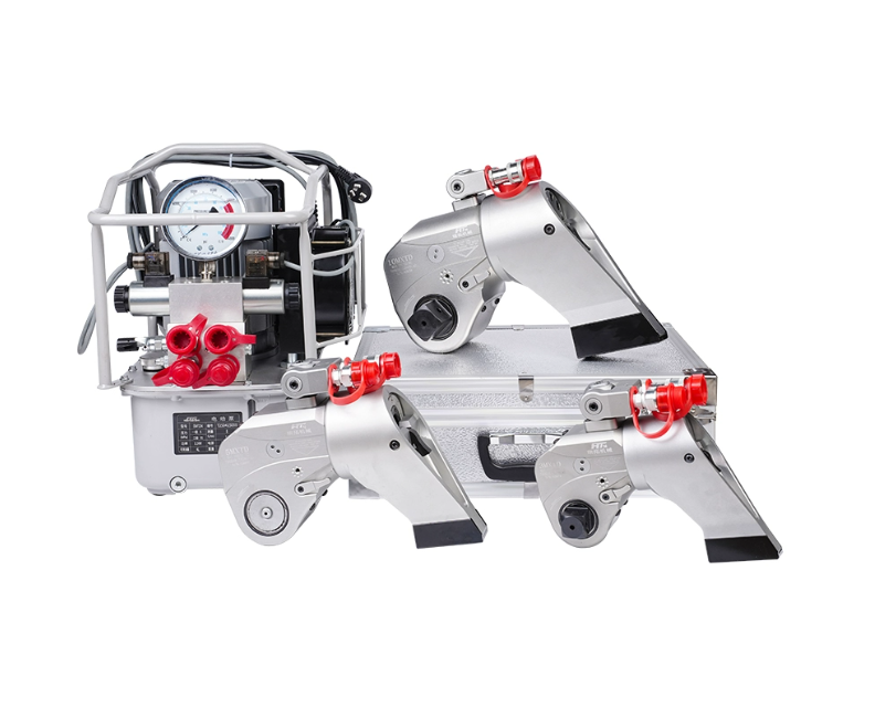 Hydraulic torque wrench 50 horsepower torque 72000 Nm air titanium decomposer industrial tensioner aluminum electric high power pump drive