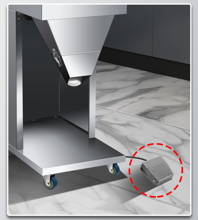 Multigrain Meter Rice 10 kg Packaging 3 Sections Automatic Quantification Multipurpose Powder Grain Grain Grain Filler 50-9999 g Pedal Control Hopper 180 kg3 이미지