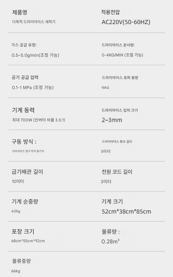 드라이아이스 세척 기계 아이스 드라이 세척기 세정 KLE20  공업용 자동차 탄소적층 설비 PCBA 회로 기판 제거 금 제품 이미지 2