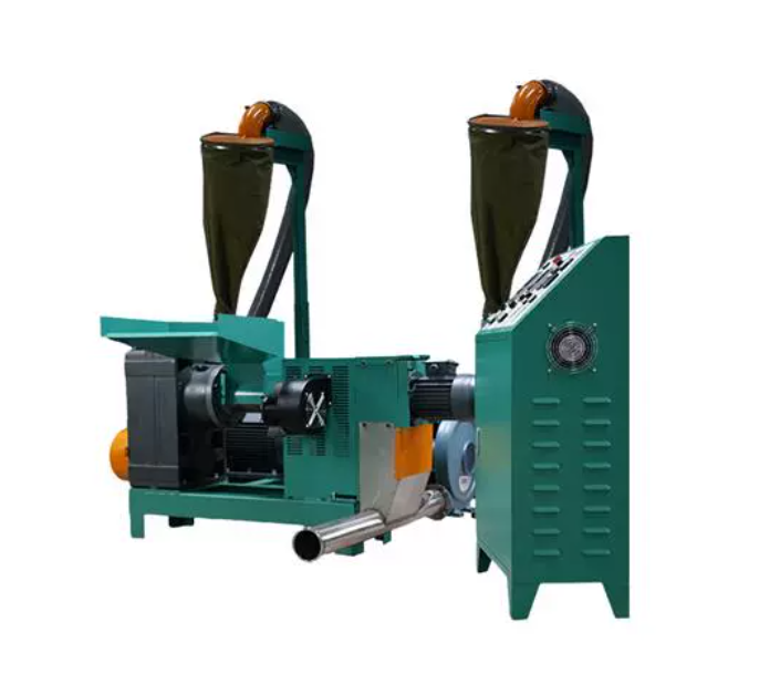 Plastic Pelletizing Recycling Machine 90 kg Pellet Plastic PE Air-Cooled Pellet PET Small Plastic Grinder Air-Cooled High Pressure
