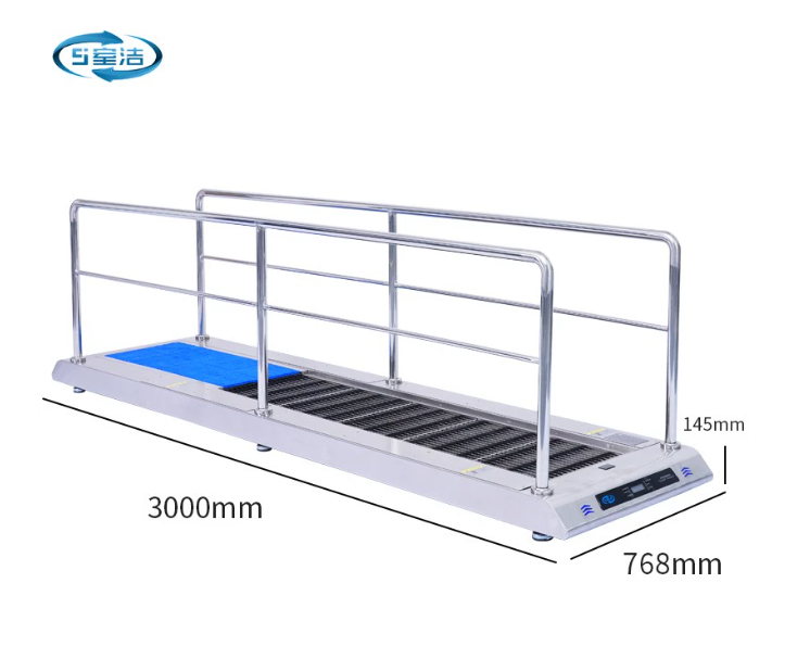 Shoe washer 3m 80 people / minute Golf shoe washing Steam dust removal Lawn clubhouse cleaning Golf course Climbing 3000*768mm Laboratory1 이미지