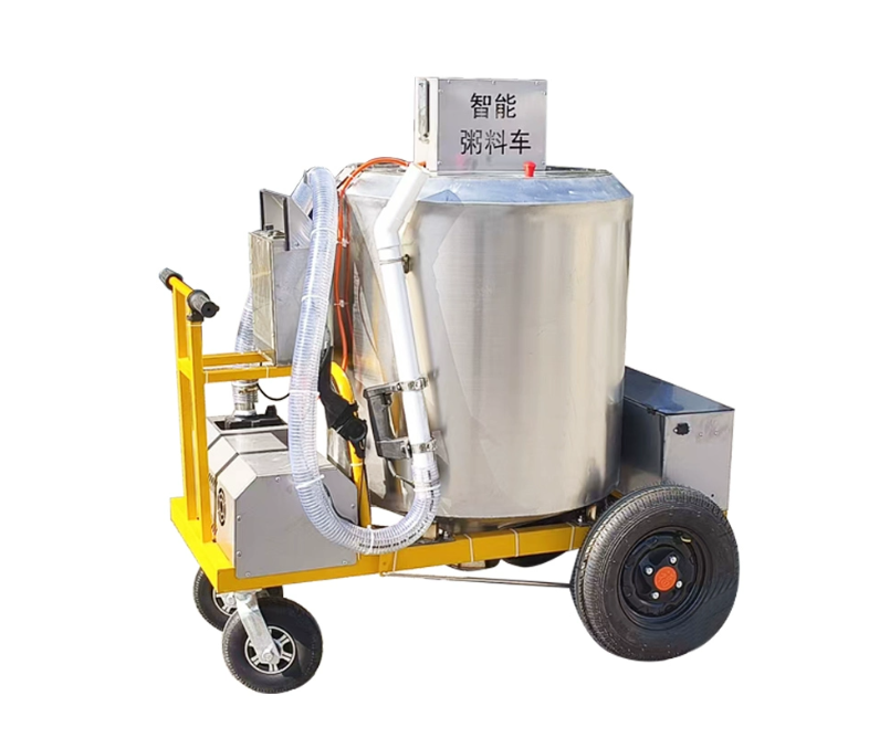 Mobile Feeding Machine 900 kg 1200 W Feed Feeding Machine Pork Automatic Feeding Food Feeder Cart Breeding Pork Cattle Livestock Farm