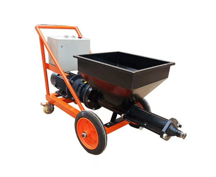 Cement spray machine 7.5 kW gypsum spray coating refractory abrasive mortar grouting conveyor refractory sprayer mortar construction site construction