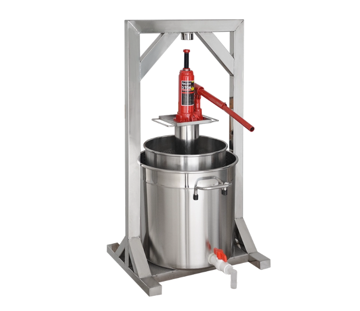 착즙기 50L 과즙 짜는 기구 60kg 사탕수수 유압 녹즙기 업소용 스테인리스 포도 압착기 와인 찌꺼기 필터 프레스 주스 펄프