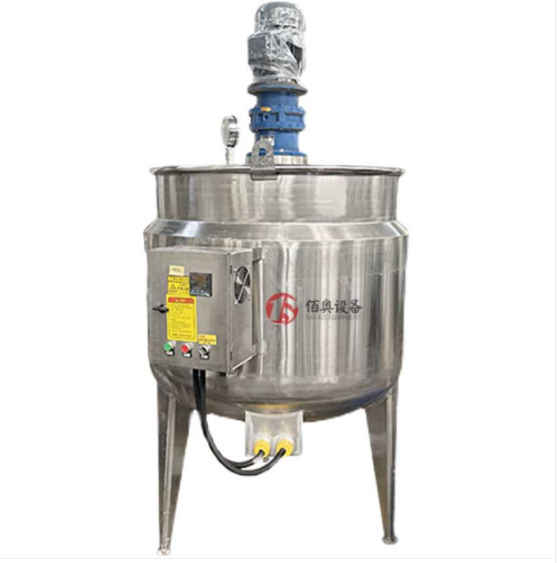 Azimixer Stainless Steel 5000L Electric Heating Stirring Mixer Barrel Vacuum Reaction Heating Stainless Steel Mixing Tank