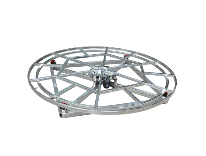 Large Turntable 3.2 m Diameter 6 Wheels 60 W Motor Rotating Plate Diameter Electric Shooting Speed Electric Remote Control Stage Industrial Display Adjustment