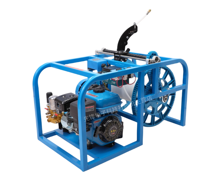 농약 호스릴 360도 분무기 동력 자동 고압 농업용 권취기 살포기 분무 원터치 전기 시동 가솔린 자동 살충 수평 농사 350m