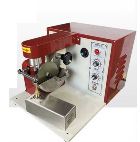 가죽 약칠기 자동 엣지 롤러 오일 바르기 코팅 360도 회전 기계 공예 자동 머신 속도조절 220V 공방 작업 공장 앨범 가방