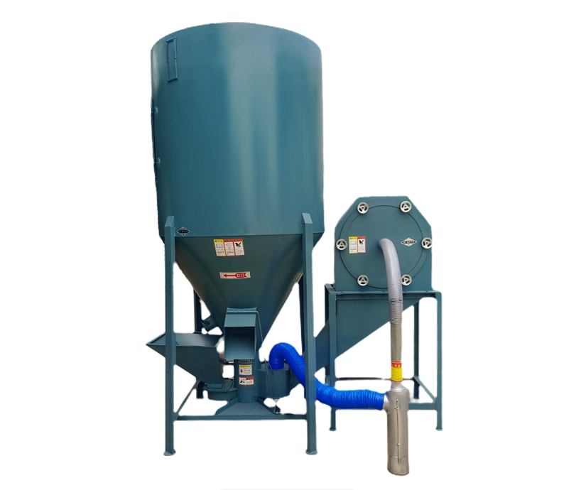 사료 펠렛 믹서 15KW 2톤 곡물 블렌더 농장 구리 코어 모터 스테인리스 배합기 제조기 비료 교반기 과립 공업용 옥수수 쌀