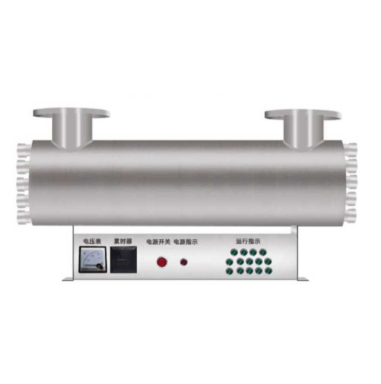 UV 유수 살균기 180톤/시간 DN200mm 수돗물 하수 급수 수영장 워터 처리량 파이프라인 수처리 장비 유량식 물탱크 배관