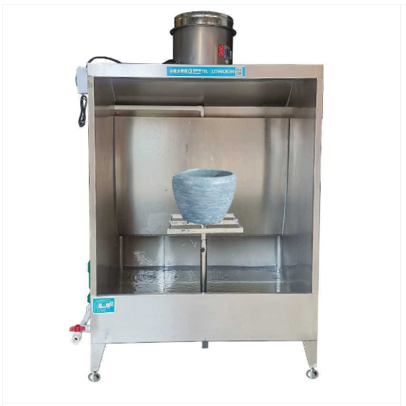 페인트 스프레이 도색 부스 1.5*1.5*1.8m 대형 작업대 후끼 친환경 워터 커튼 순환식 미스트 샌딩 집진 공장 작업