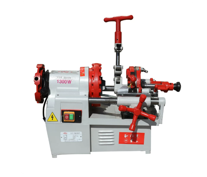 파이프 미싱기 1300W 4인치 배관 절삭기 DN100 탭핑기 수도관 전자동 나사 가공기 아연 도금 파이프 철근 튜브 강관