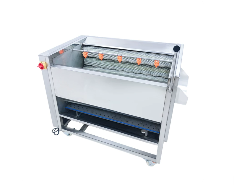 감자 껍질깎는기계 2000kg/h 야채 필링기 2.8KW 생강 고구마 토란 연근 세척용 급식소 업소용 대형 벗기기 자동 브러시