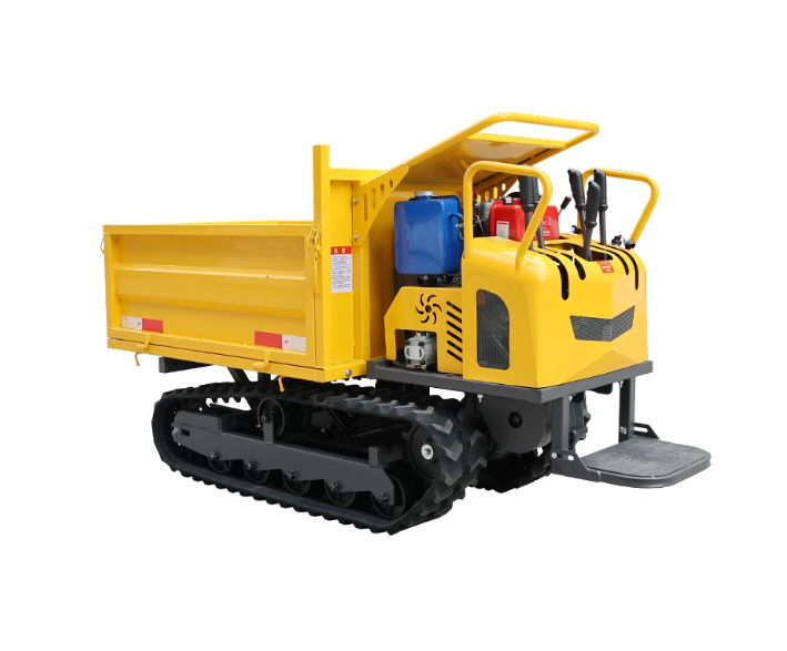 Orchard wheel conveyor 1.2 ton 12 hp powered crawler material handling machine trolley transport veh