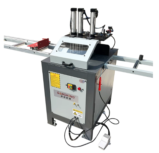 금속 절단기 18인치 2.2KW 455mm 반자동 90도 알루미늄 합판 프로파일 커팅기 직선 절단 알루미늄 합금 가공 공장 철