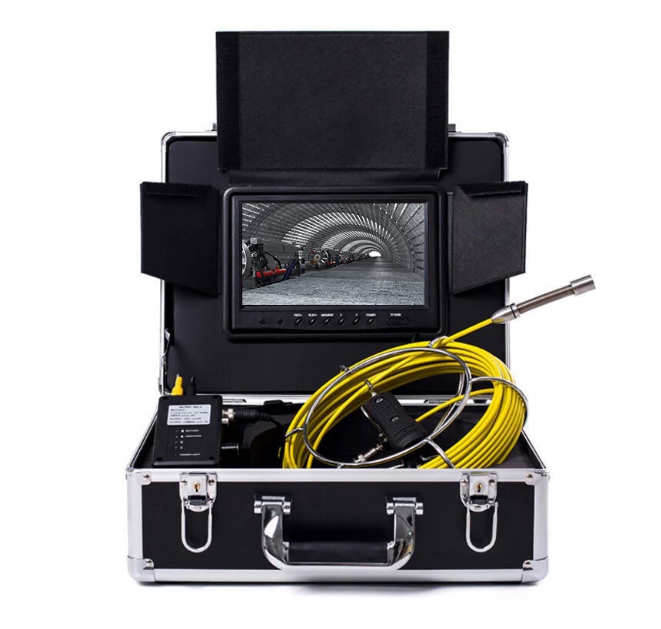 산업용 배관내시경 120미터 방수카메라 녹화측정기 관로탐지기 파이프라인 360도 회전 굴절 듀얼 누수탐지 하수도 케이블 하수구