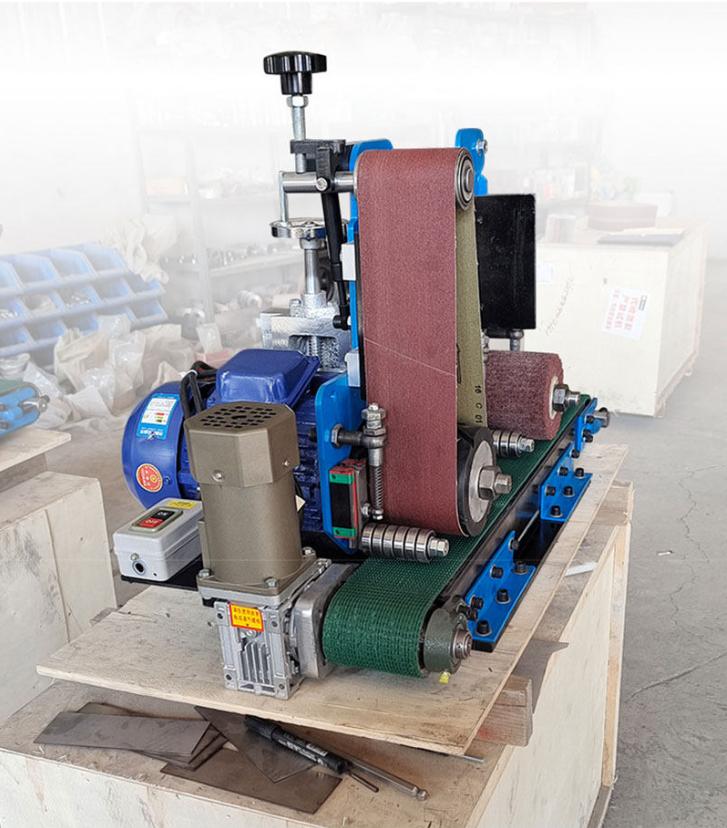 금속 연마기 2구 자석 연삭기 2.2KW 공장 마그네틱 청소 금속 광택 세척기 폴리싱 연삭기 표면 그라인더 세공 사포 공사 철