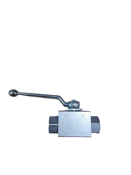 유압 고압 수동 볼밸브 2WAY (HYDRAULIC PRESSURE MANUAL BALL VALVE 2WAY)