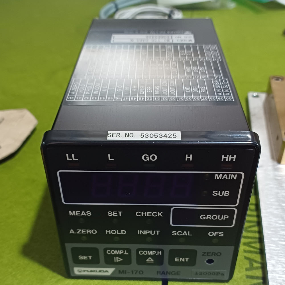 FUKUDA MI-170-04D3-N 디지털 압력게이지 멀티 인디게이터 세트 | [중고] 자동화 · 로봇 · 계측 · 시험 ...
