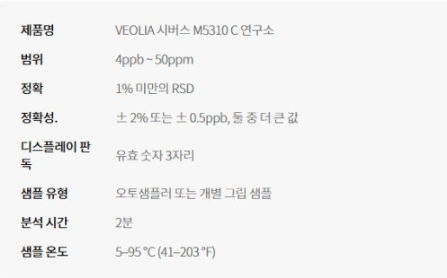VEOLIA Sievers M5310 C 연구소용 TOC 총유기탄소분석기 제품 이미지