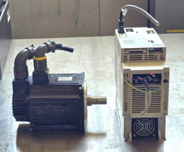 YASKAWA 1Kw 서보 모터 드라이버 세트 (SGDM-10AC / SGMGH-09ACB61)