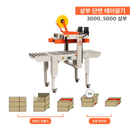 테라 자동 포장 단면 테이핑기 제함기 봉함기 T3 3000상부