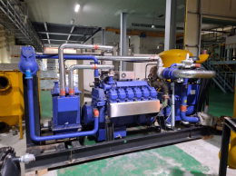 고효율 가스 발전기 Gas Generating Set 80KVA 2대