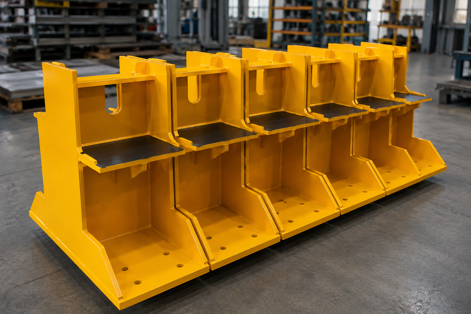 Industrial Heavy-Duty Metal Bracket Steel Mounting Frame