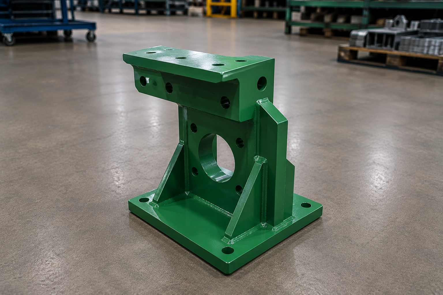 Industrial Metal Mounting Bracket Welded Support Frame