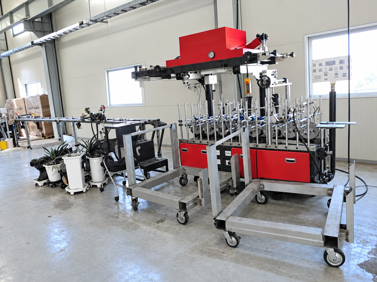 Jina Machinery Manual Profile Wrapping Machine, 2017 / L2000×W600 / PVC·AL Window Profile Wrapper Fo