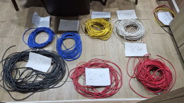 Samwon Jeonseon 60227-3 450/750V H07V-K 16SQ Wire Cable (3,300 KRW/m)