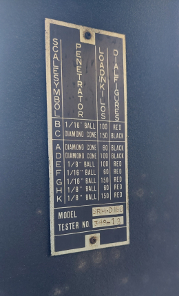 중고 수동식 로크웰 경도측정기 신풍공작 SRHD 150 Rockwell Hardness Tester 제품 이미지 4