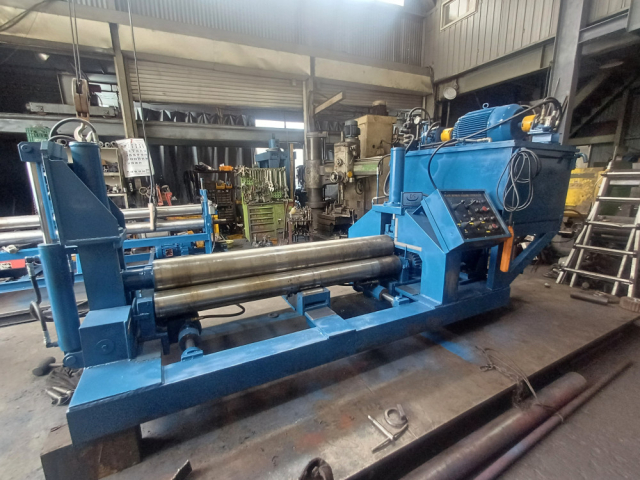 3-roll bending machine, 3-roll bender, 3-roll roller bender Product Image
