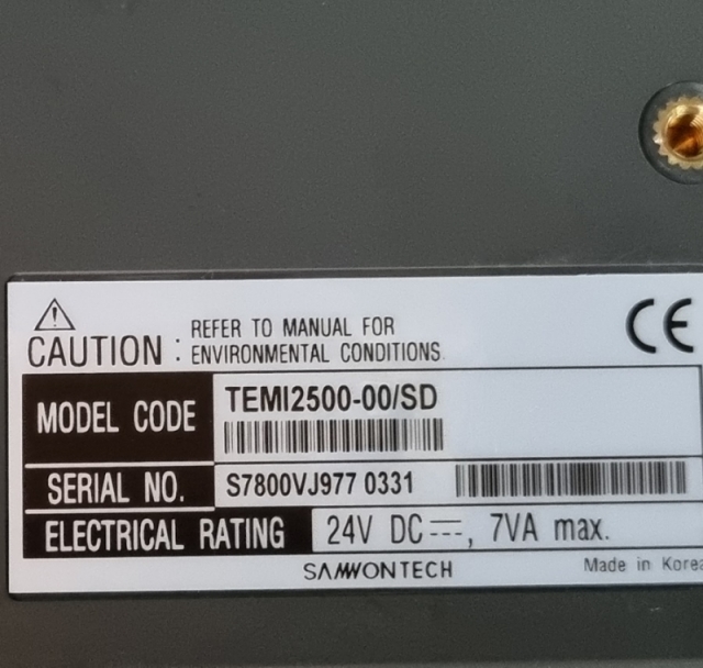 TEMI2500-00/SD SAMWONTECH 콘트롤 | [중고] SAMWONTECH, 자동화 · 로봇 · 계측 · 시험 ...