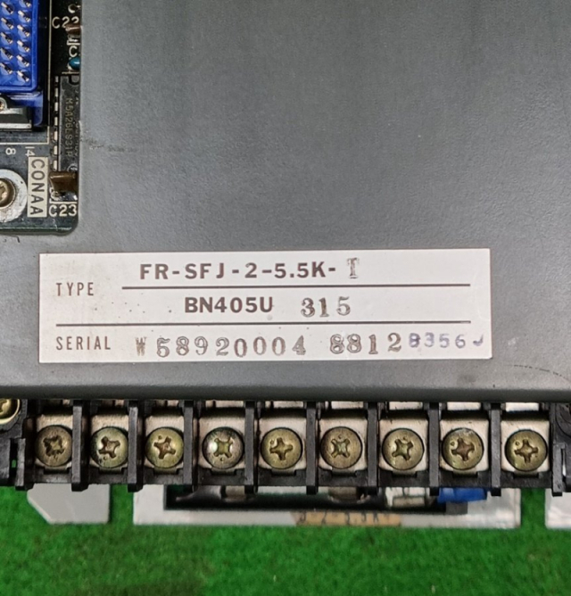 부자산업 - [중고] FR-SFJ-2-5.5K-T Mitsubishi 스핀들 컨트롤러