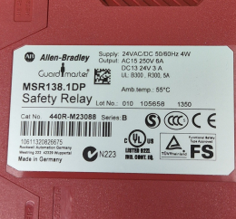 MSR138.1DP Safety RELAY AIIEN-BRADLEY 제품 이미지 2