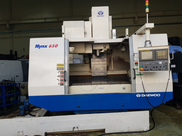 대우 6호 머시닝센터 MYNX650 밍스650 중고머시닝센타