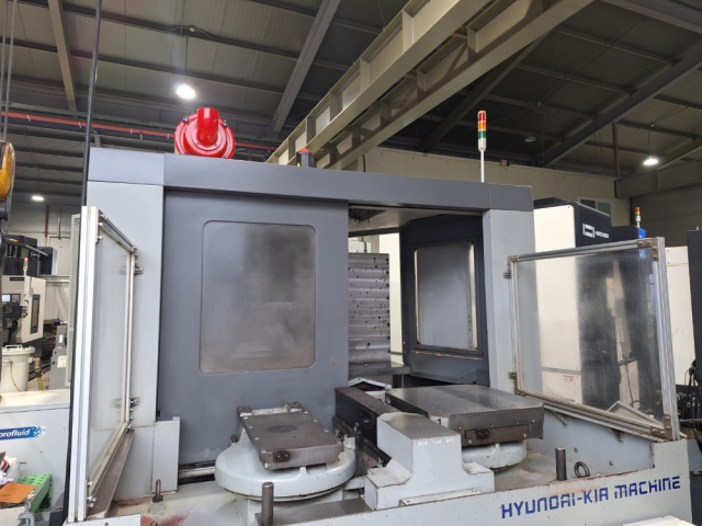 현대위아 주축관통 호리젠탈 머시닝센터 KH63G 중고머시닝센타 (2대보유)