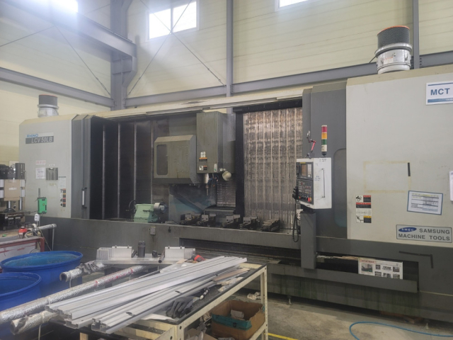 X축 4000 스맥 5호 장축머시닝센터 LCV50LB 중고머시닝센타