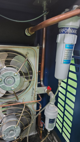 5HP 에어드라이어, 아세아텍스, 드라이어, 냉동식드라이어, 콤프레샤 에어드라이어, 고온에어드라이어, 아세아텍스 에어드라이어 제품 이미지