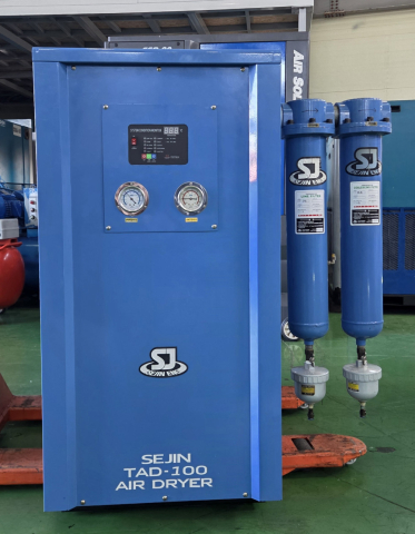 100HP 에어드라이어, 드라이어, 100마력 에어드라이어, 콤프레샤 에어드라이어, 세진이엔지 에어드라이어, 세진 에어드라이어 제품 이미지