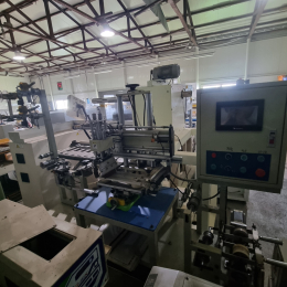 Roll silk printing machine roll fabric silk screen printing label sticker, etc