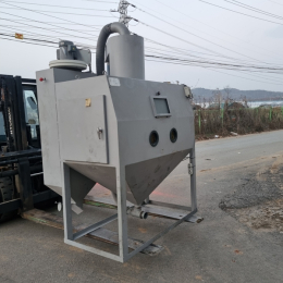 수동 샌딩기 부스 샌딩 작업 룸규격 1,500x800x800mm 코팅작업 녹제거 페인트 제거 센딩