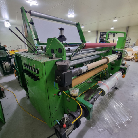 슬리터기 원단폭 1800mm 산업용 필름 슬리팅 권취기 롤투롤 가공기 재단기 슬리터 기계 제품 이미지