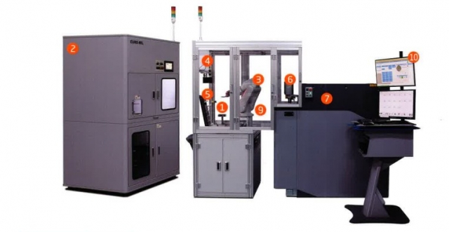 무인 자동화 금속성분분석기