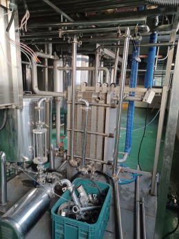 UHT. Instant sterilizer